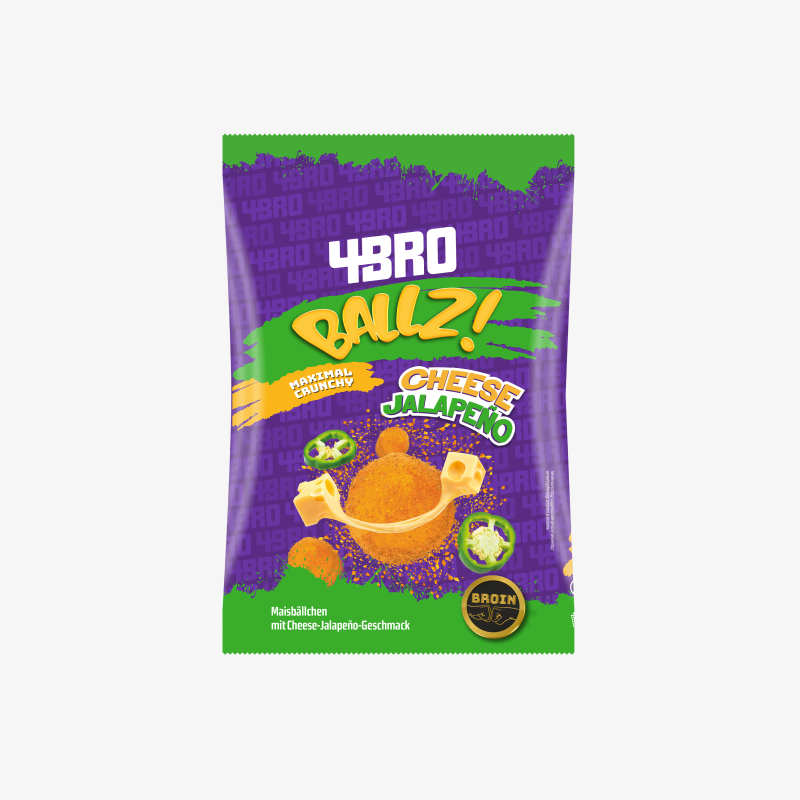 4BRO Broji Balls Cheese-Jalapeno 12x75g