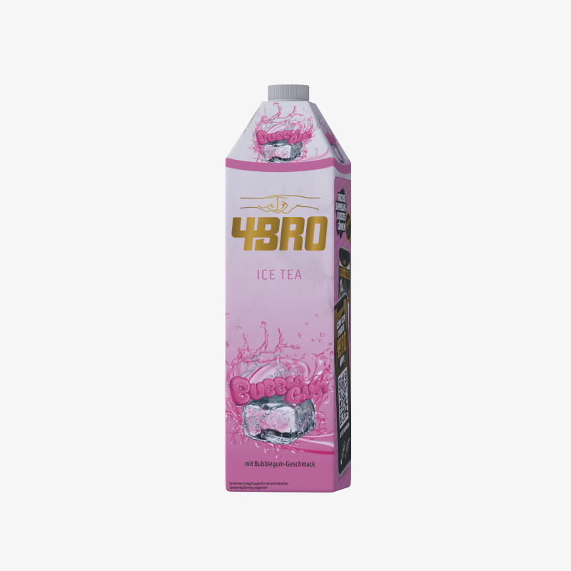 4BRO Ice Tea Bubble Gum 8x1000